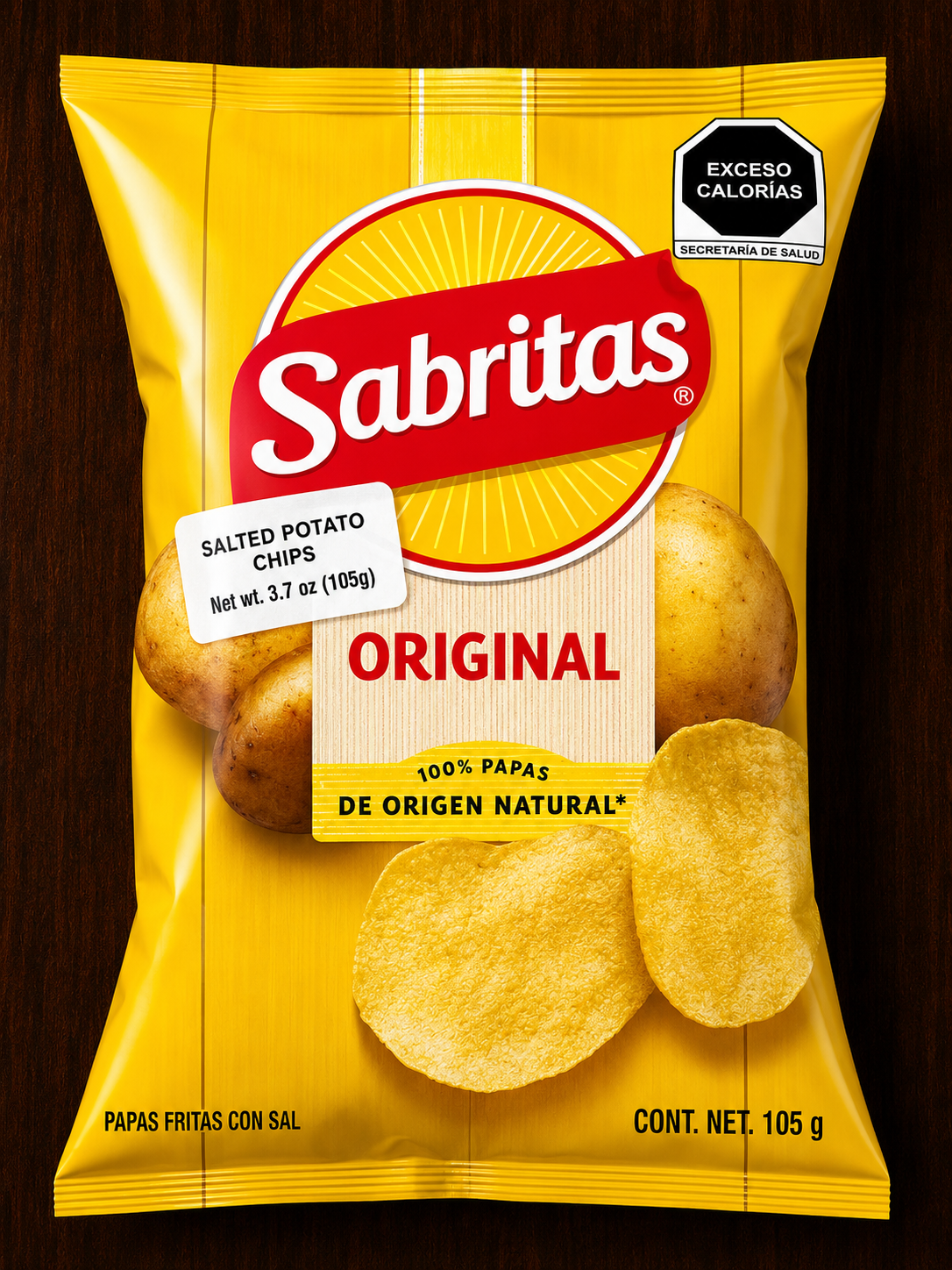 Sabritas Original 105 g (3.7 oz)
