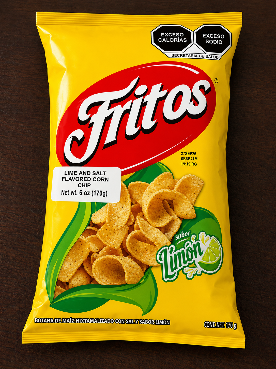 Fritos Limón Mexican Corn Chips – 170 g (6 oz)