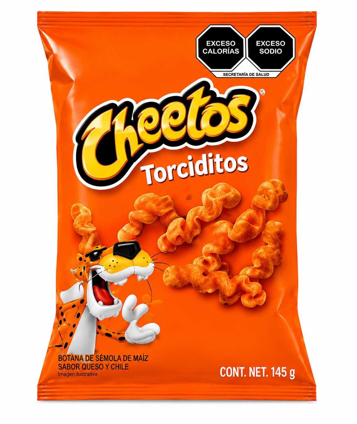 Cheetos Torciditos – Queso y Chile (145 g / 5.11 oz)