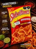 Sabritones Original Sabor Chile y Limón 160 g (5.6oz)| Botana Mexicana Crujiente